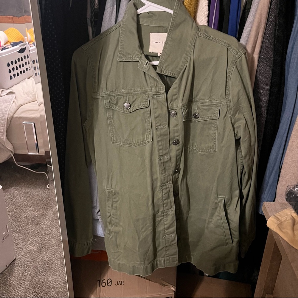 Thread & Supply Green Casual Jacket